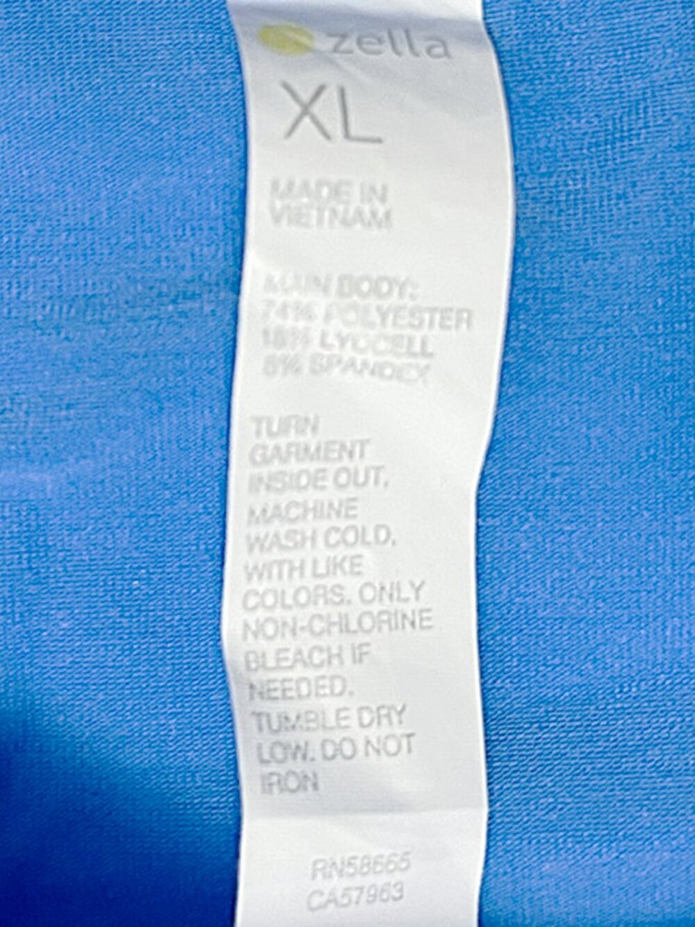 Zella Blue Lapis XL Leggings Tank Set Studio Luxe Pocket 7/8 Breathe - Picture 14 of 16